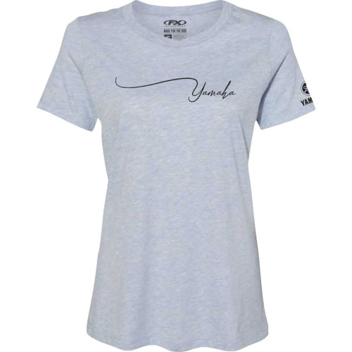 FACTORY EFFEX 2787246 Factory Effex Women'S Yamaha Signature T-Shirt - Light Heather Blue - Xl 27-87246
