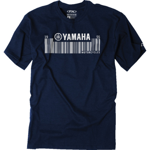 Factory Effex Yamaha Coded T-Shirt - Navy - Large 26-87214