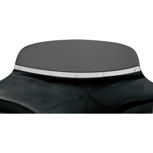 MEMPHIS SHADES MEM0917 Memphis Shades Fairing Windshield Trim - Stainless Steel - Polished - Slotted Mem0917