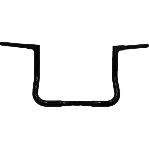 FAT BAGGERS INC. 745012B Fat Baggers Inc. Handlebar - Flat Top - 12" - Black 745012-B