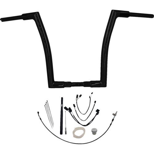 Fat Baggers Inc. Handlebar Kit - Flat Top - 16" - Black 619616-B