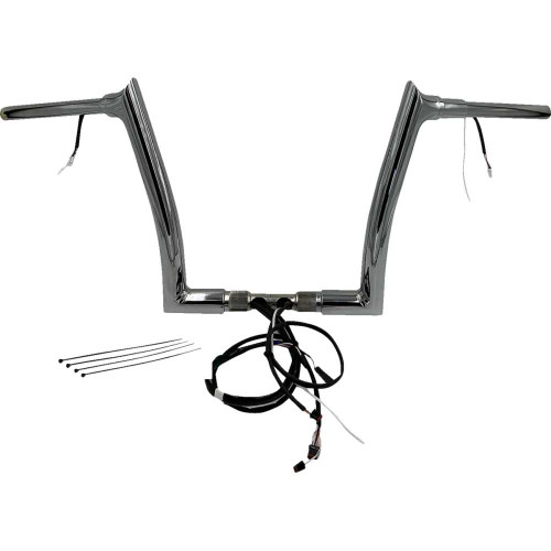 FAT BAGGERS INC. 801312 Fat Baggers Inc. Handlebar Kit - Pointed Top - 12" - Chrome 801312