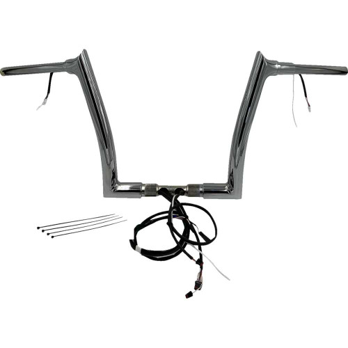 FAT BAGGERS INC. 802312 Fat Baggers Inc. Handlebar Kit - Pointed Top - 12" - Chrome 802312