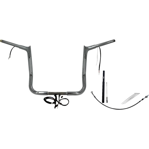 Fat Baggers Inc. Handlebar Kit - Pointed Top - 14" - Chrome 912014