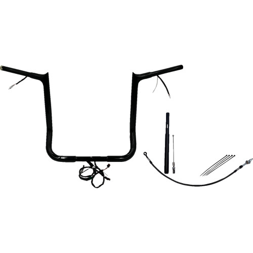 Fat Baggers Inc. Handlebar Kit - Pointed Top - 16" - Black 912016-B