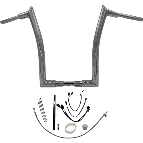 Fat Baggers Inc. Handlebar Kit - Pointed Top - 16" - Chrome 819616