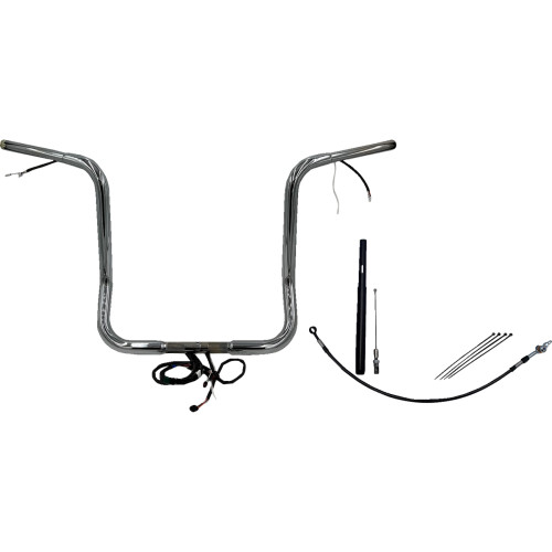 Fat Baggers Inc. Handlebar Kit - Rounded Top - 16" - Chrome 912516