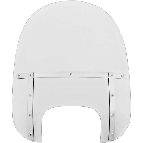 MEMPHIS SHADES MEM6300 Memphis Shades Fats Windshield - Clear - 19" - Flfb/S Mem6300