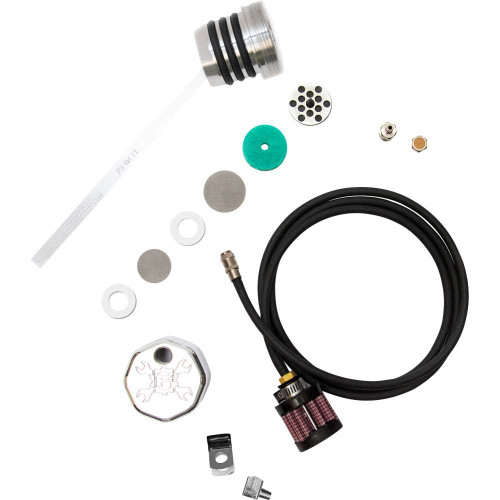 FEULING OIL PUMP CORP. 3095 Feuling Oil Pump Corp. Vented Dipstick - Polished - Touring 3095