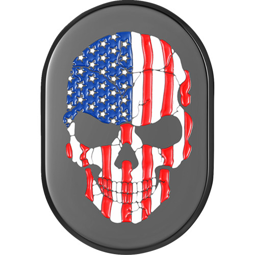 Figurati Designs Antenna Cover - Left Rear Fender - American Flag Skull - Black Fd25-Ac-Blk-Lt Figurati Designs Antenna Cover - Left Rear Fender - American Flag Skull - Black Fd25-Ac-Blk-Lt
