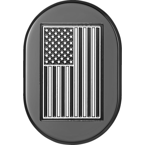 Figurati Designs Antenna Cover - Left Rear Fender - Contrast Cut American Flag - Black Fd26-Ac-Blk-Lt Figurati Designs Antenna Cover - Left Rear Fender - Contrast Cut American Flag - Black Fd26-Ac-Blk-Lt