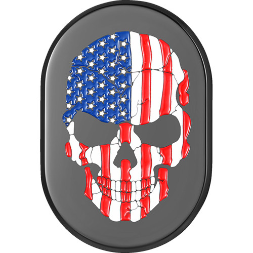 Figurati Designs Antenna Cover - Right Rear Fender - American Flag Skull - Black Fd25-Ac-Blk-Rt Figurati Designs Antenna Cover - Right Rear Fender - American Flag Skull - Black Fd25-Ac-Blk-Rt