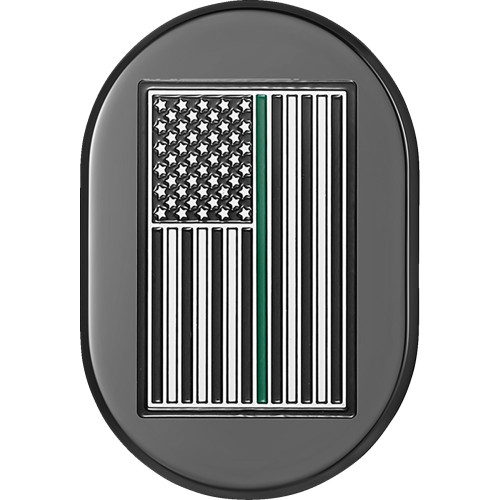 Figurati Designs Antenna Cover - Right Rear Fender - Green Line American Flag - Black Fd72-Ac-Blk-Rt Figurati Designs Antenna Cover - Right Rear Fender - Green Line American Flag - Black Fd72-Ac-Blk-Rt