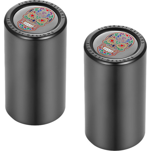 Figurati Designs Docking Cover - Long - Black - Sugar Skull Fd30-Dc-25-45-Blk Figurati Designs Docking Cover - Long - Black - Sugar Skull Fd30-Dc-25-45-Blk