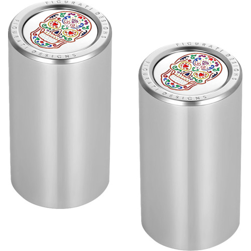Figurati Designs Docking Cover - Long - Mirror Polished - Sugar Skull Fd30-Dc-25-45-Ss Figurati Designs Docking Cover - Long - Mirror Polished - Sugar Skull Fd30-Dc-25-45-Ss