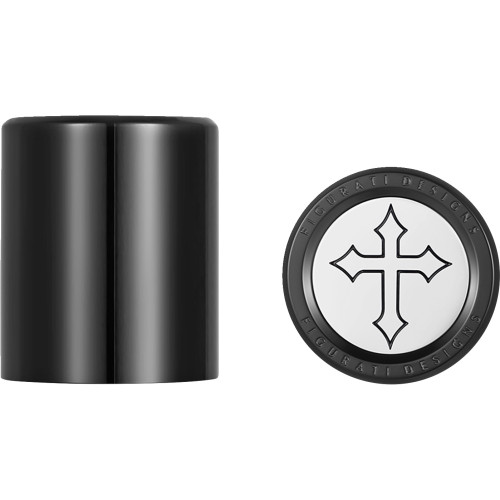 Figurati Designs Docking Hardware Covers - Short - Cross - Black Fd41-Dc-2530-Bk Figurati Designs Docking Hardware Covers - Short - Cross - Black Fd41-Dc-2530-Bk
