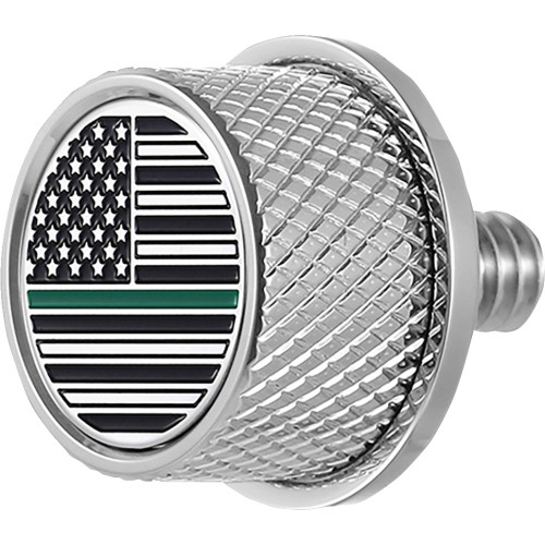 Figurati Designs Seat Mounting Knob - Stainless Steel - Green Line American Flag Fd72-Seat Kn-Ss