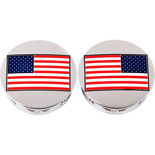 Figurati Designs Swing Arm Covers - American Flag - Reversed Fd20-Af-Ss