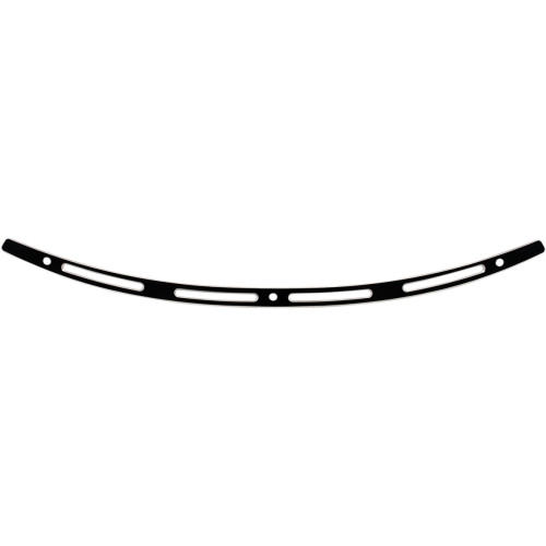 MEMPHIS SHADES MEB0945 Memphis Shades Windshield Trim - Black - Slots - '96-'13 Flh Meb0945