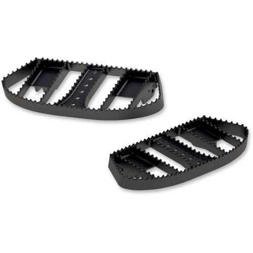 BURLY BRAND B131050B Burly Brand Mx Driver Floorboards - Black - Fl B13-1050B
