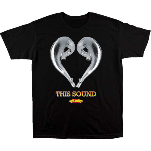 FMF SP23118915BLKM Fmf Love This Sound T-Shirt - Black - Medium Sp23118915Blkm