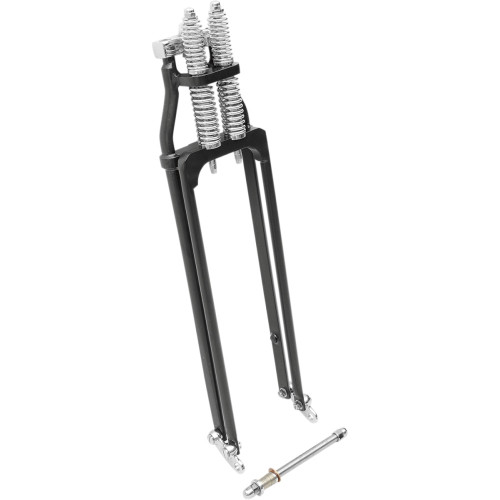 Drag Specialties Springer Forks - Black - Extends +4"