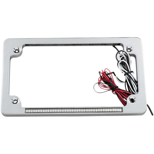 CUSTOM DYNAMICS TF02C Custom Dynamics Dual License Plate Frame - Chrome Tf02-C