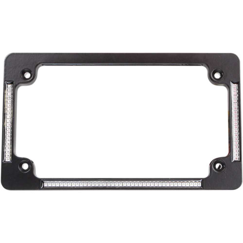 CUSTOM DYNAMICS TF04B Custom Dynamics License Plate Frame - Black Tf04-B