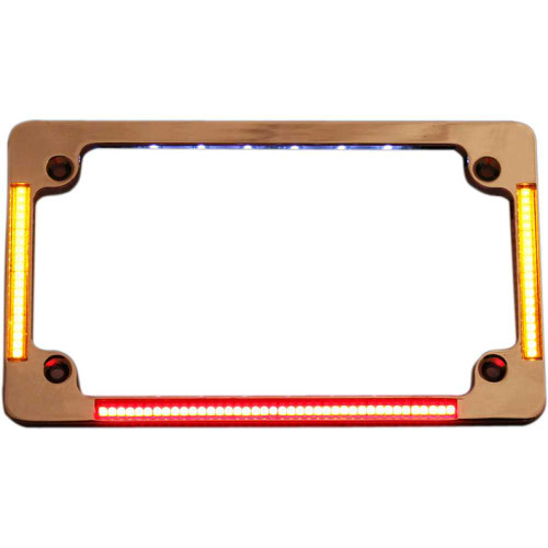CUSTOM DYNAMICS TF04C Custom Dynamics License Plate Frame - Chrome Tf04-C