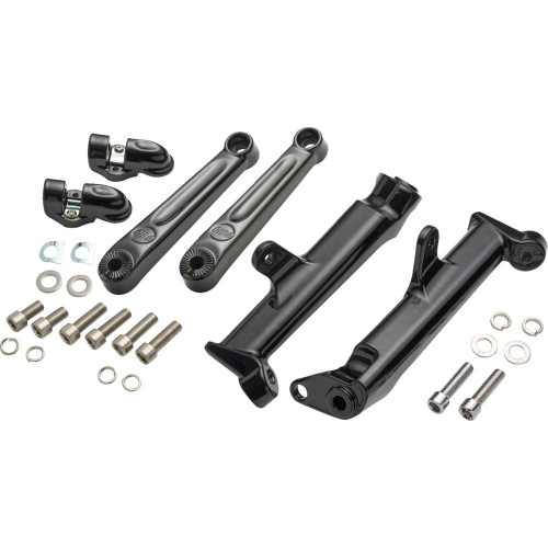 CIRO 60621 Frame Mounted Adjustable Highway Peg Mount - Extended - Black 60621