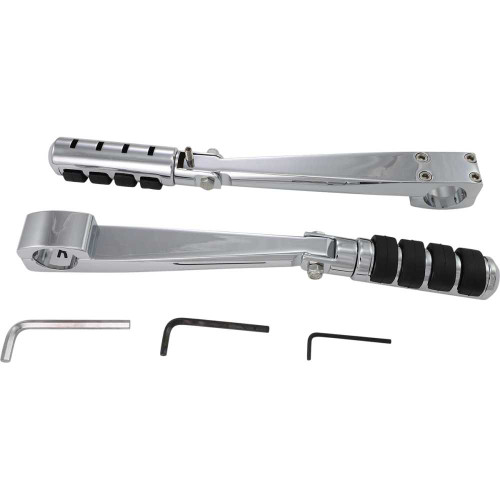 RIVCO PRODUCTS HD003 Rivco Products Adjustable Frame Mount Peg - Chrome - 1.25" Hd003