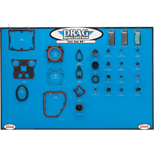 Drag Specialties Gasket Display - Big Twin