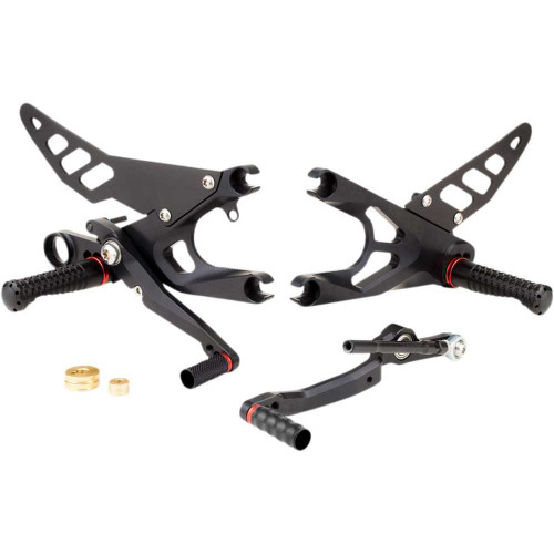 GILLES TOOLING FXRY07B Gilles Tooling Fxr Rearset - Black - Yamaha Fxr-Y07-B