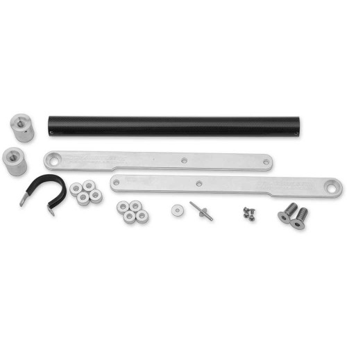 STRAIGHTLINE PERFORMANCE 182105 Straightline Performance Rear Bumper - Carbon Fiber/Aluminum - Polaris 182-105