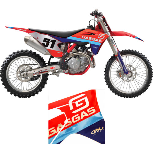 Graphic Kit - Chrome Series - Gas Gas 27-03702 Graphic Kit - Chrome Series - Gas Gas 27-03702