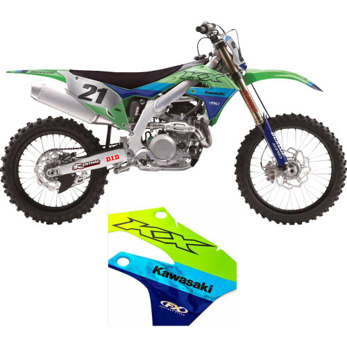 FACTORY EFFEX 2703106 Graphic Kit - Chrome Series - Kawasaki - Kx 250/450 27-03106