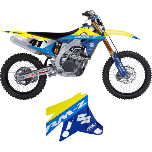 FACTORY EFFEX 2751402 Graphic Kit - Chrome Series - Suzuki - Rmz 250/450 27-51402