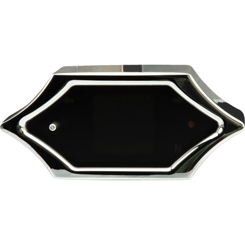 Handle Bar Mount Speedometer - With Signals - Spiked - Chrome Mlx-5200