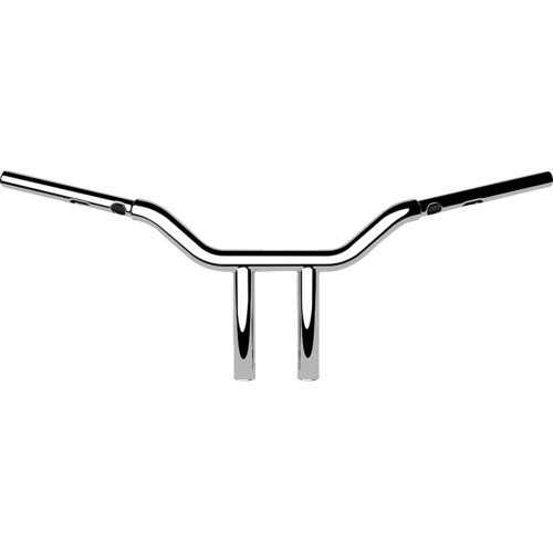 LA CHOPPERS LA734610 Handlebar - One-Piece Kage Fighter - 10" X 1-1/4" - Chrome La-7346-10