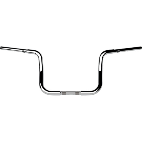 Handlebar - Twin Round - 1-1/4" X 10" - Chrome La-7347-10