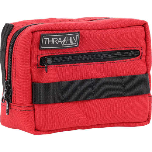 THRASHIN SUPPLY CO. THB0015 Handlebar Bag - Red Thb-0015