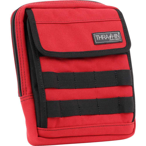 THRASHIN SUPPLY CO. THB0034 Handlebar Bag Slim - Red Thb-0034
