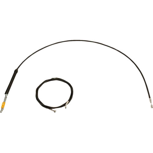 LA CHOPPERS LA8060KT16B Handlebar Cable/Brake Line Kit - 15" - 17" Ape Hanger Handlebars - Black Vinyl La-8060Kt-16B