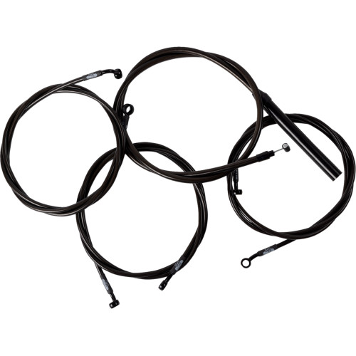 Handlebar Cable/Brake Line Kit - Complete - 15" - 17" Handlebars - Midnight La-8059Kt2-16M
