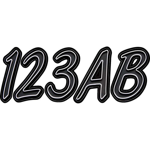 HARDLINE DGBKG400 Hardline Sticker Kit 400 - Gray/Black Dgbkg400