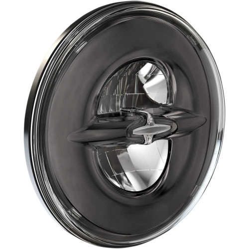 DRAG SPECIALTIES 2001-1787 Drag Specialties 7" Reflector-Style Led Headlamp - Dark Chrome