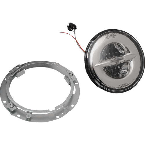 DRAG SPECIALTIES 2001-1788 Drag Specialties 7" Reflector-Style Led Headlamp - Chrome