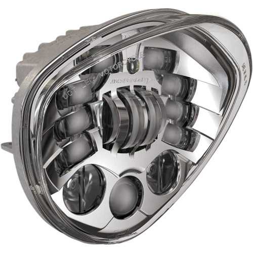 J.W. SPEAKER 0555161 J.W. Speaker Adaptive 2 Led Headlight - 7" Victory - Chrome 0555161