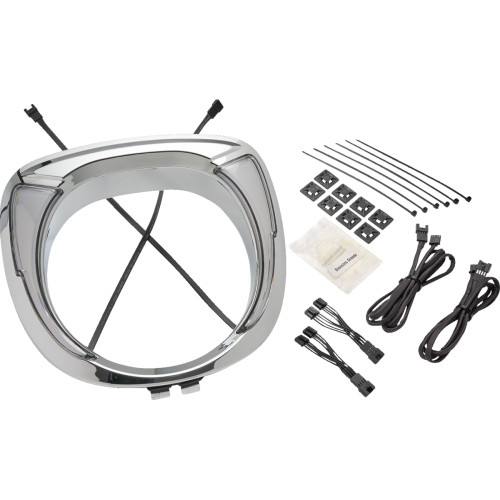 Headlight Bezel - Fang - Chieftain - Chrome 46205