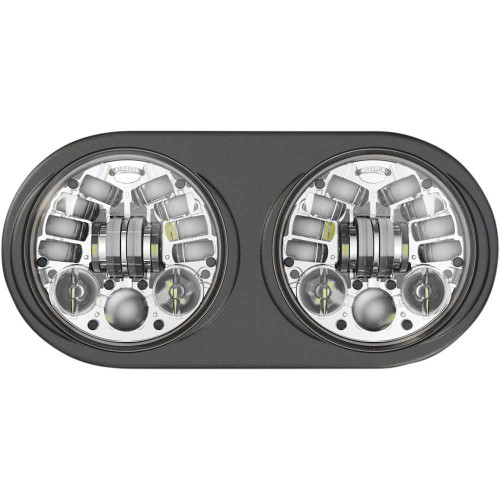 CUSTOM DYNAMICS PBRG13AC Custom Dynamics Adaptive Led Headlamps - Harley Davidson - Chrome Pb-Rg13A-C